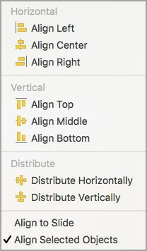 Align Selected Objects