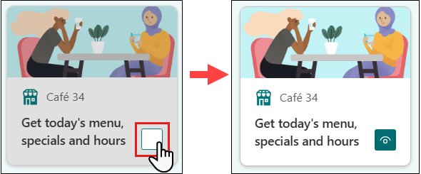 Screenshot of a greyed-out dashboard card being shown.