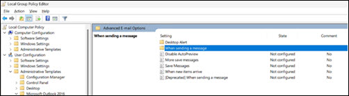 Local group policy editor