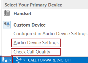 Select your primary device