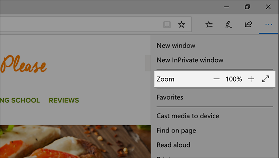 Magnifier zooms in on parts of your screen to make them easier to see.