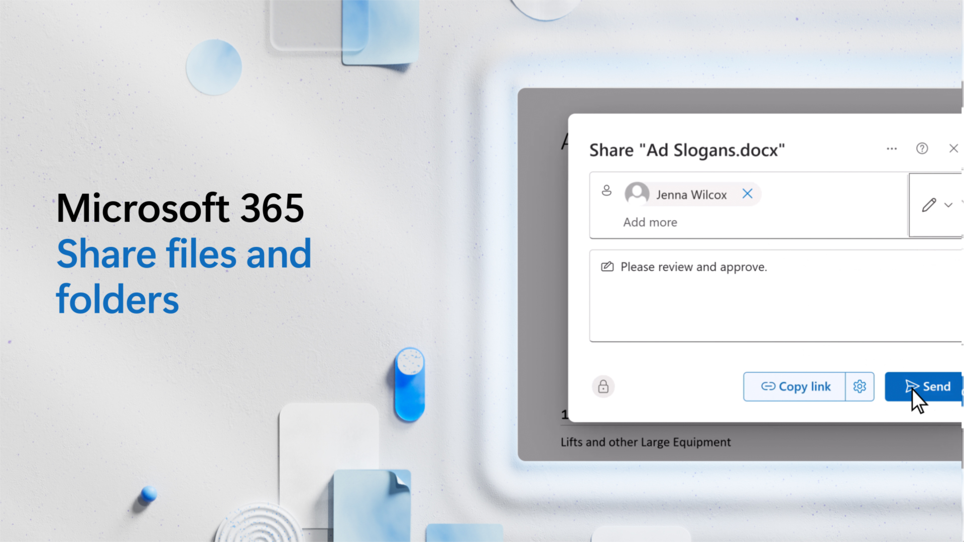 Share files and folders in OneDrive
