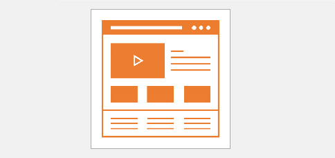 Sample mockup of web design