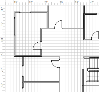 Fixed gridline spacing