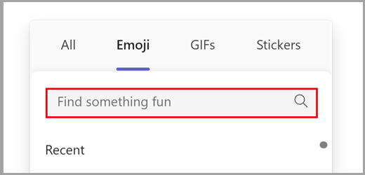 Search all emoji options.