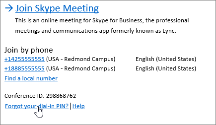 SFB Join Skype Meeting