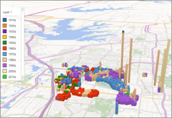 Power Map with the default theme
