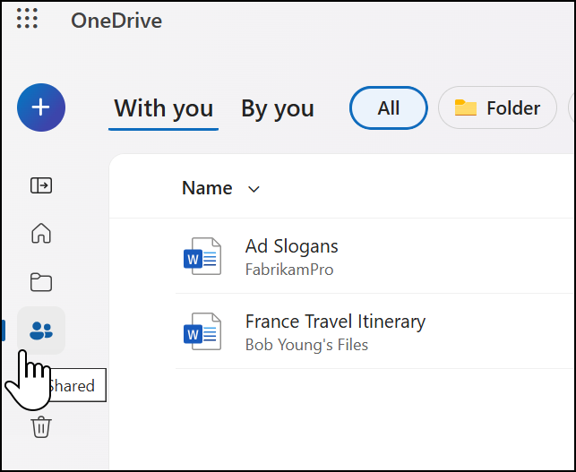 Share with me in OneDrive for Business