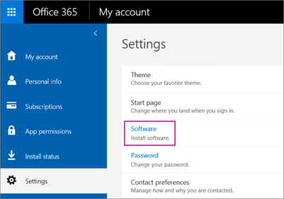 Choose Install and manage software